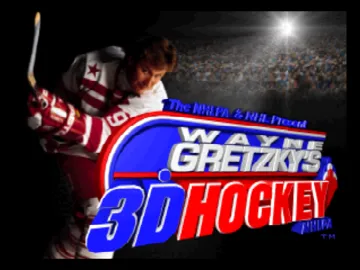 Wayne Gretzky's 3D Hockey (Japan) screen shot title